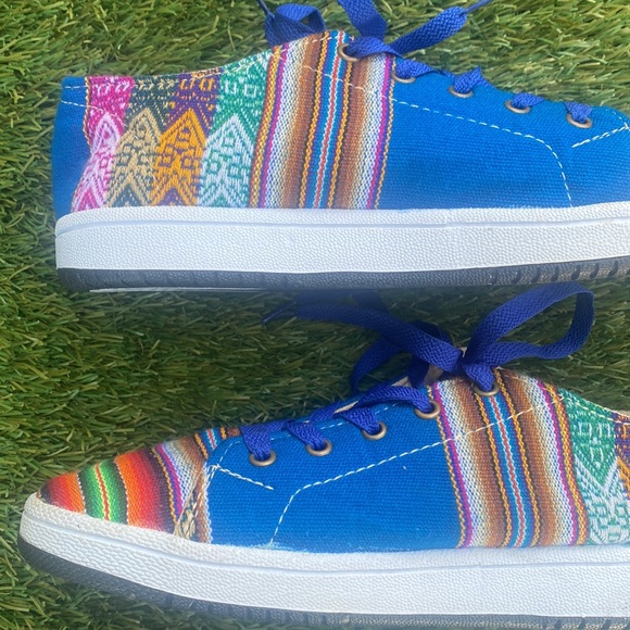 Aztec Serape Print Sneakers - Picture 7 of 10